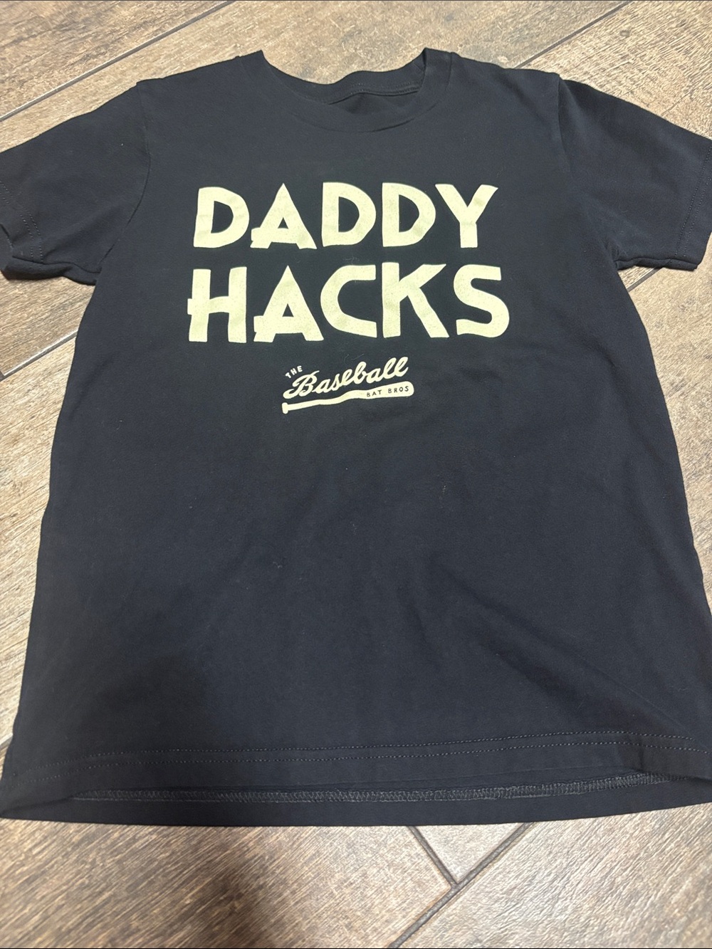 Daddy Hacks Black Kids Graphic Tee